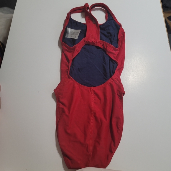 Lifeguard Swimsuit Red women's size‎ 28 Sporti Size 2 XS Swim - Picture 3 of 6